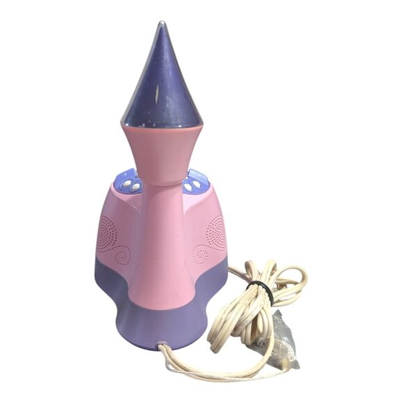 Disney Princess Castle Alarm Clock Radio Pink Purple Starlight DCR4500-P Work - Picture 5 of 7